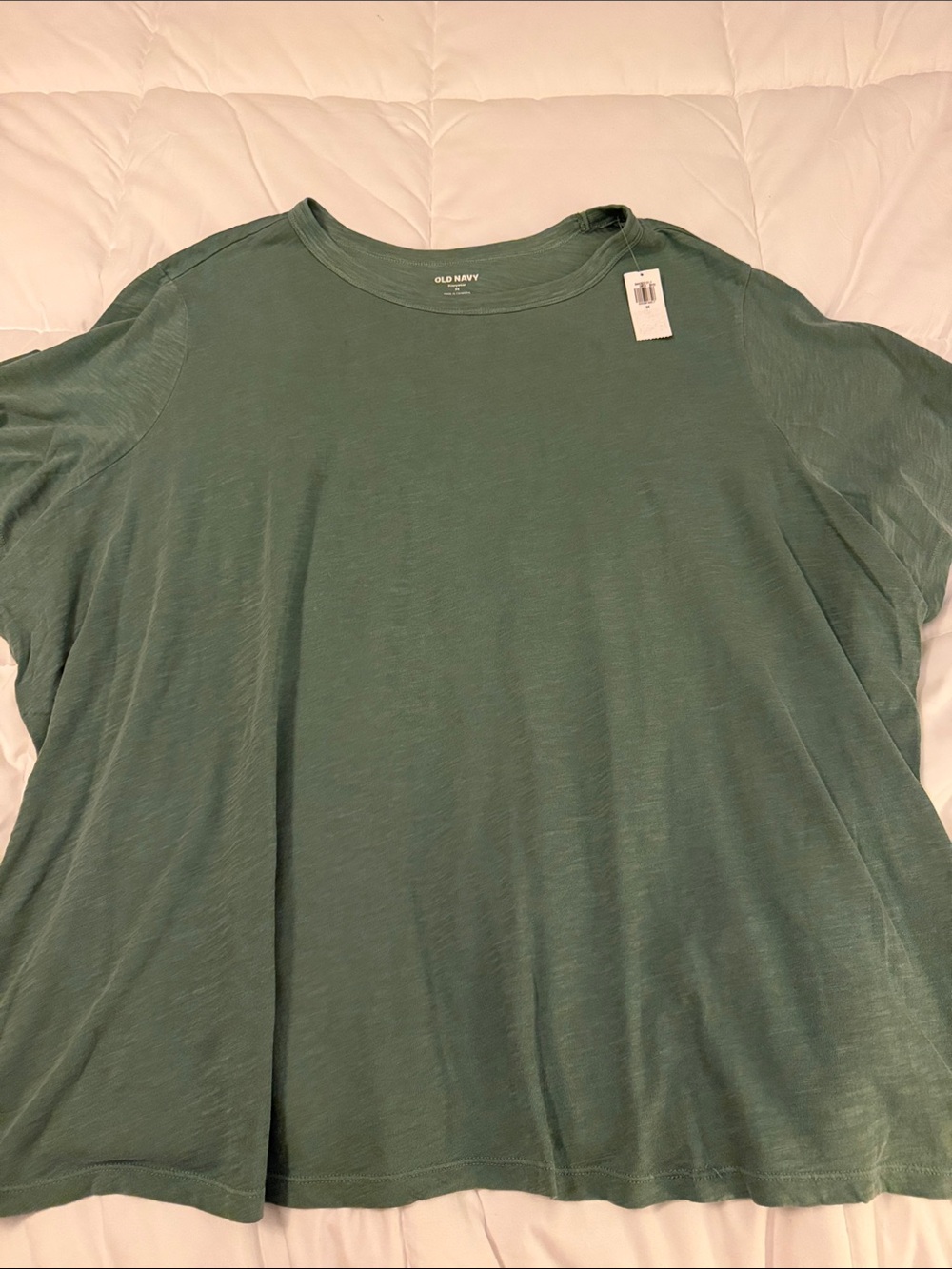 Old Navy Women’s Green Crew Neck Short Sleeve Tee Size 3X NWT